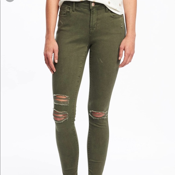 Old Navy Pants - Olive skinny Jean